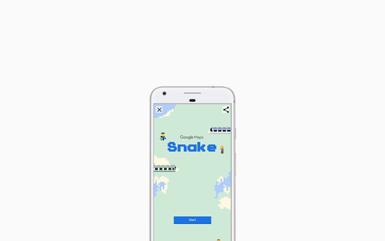 April Mop: Ada Permainan Klasik Snake di Google Maps
