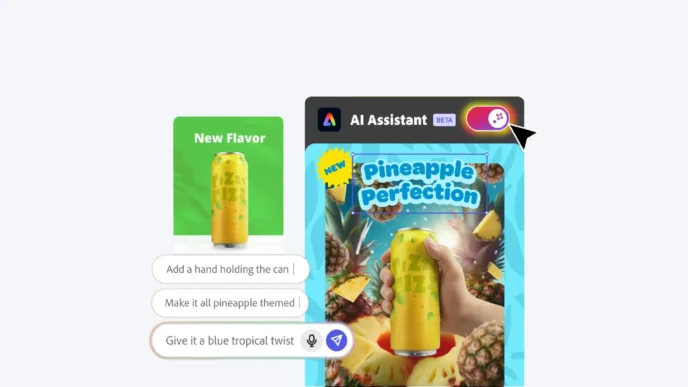 Adobe perkenalkan asisten AI baru untuk Express dan Photoshop