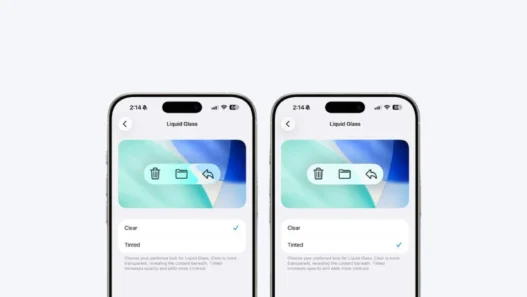 Apple hadirkan opsi Tinted untuk antarmuka Liquid Glass