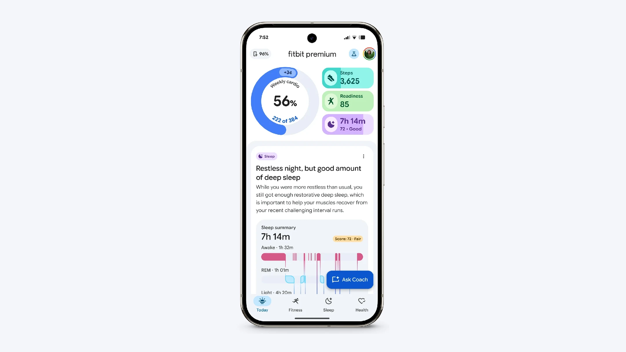 Fitbit perbarui aplikasi, hadirkan pelatih kesehatan berbasis AI