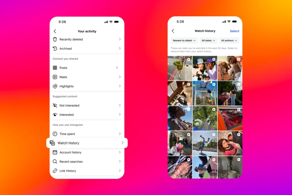 Instagram permudah melihat kembali video Reels yang telah ditonton