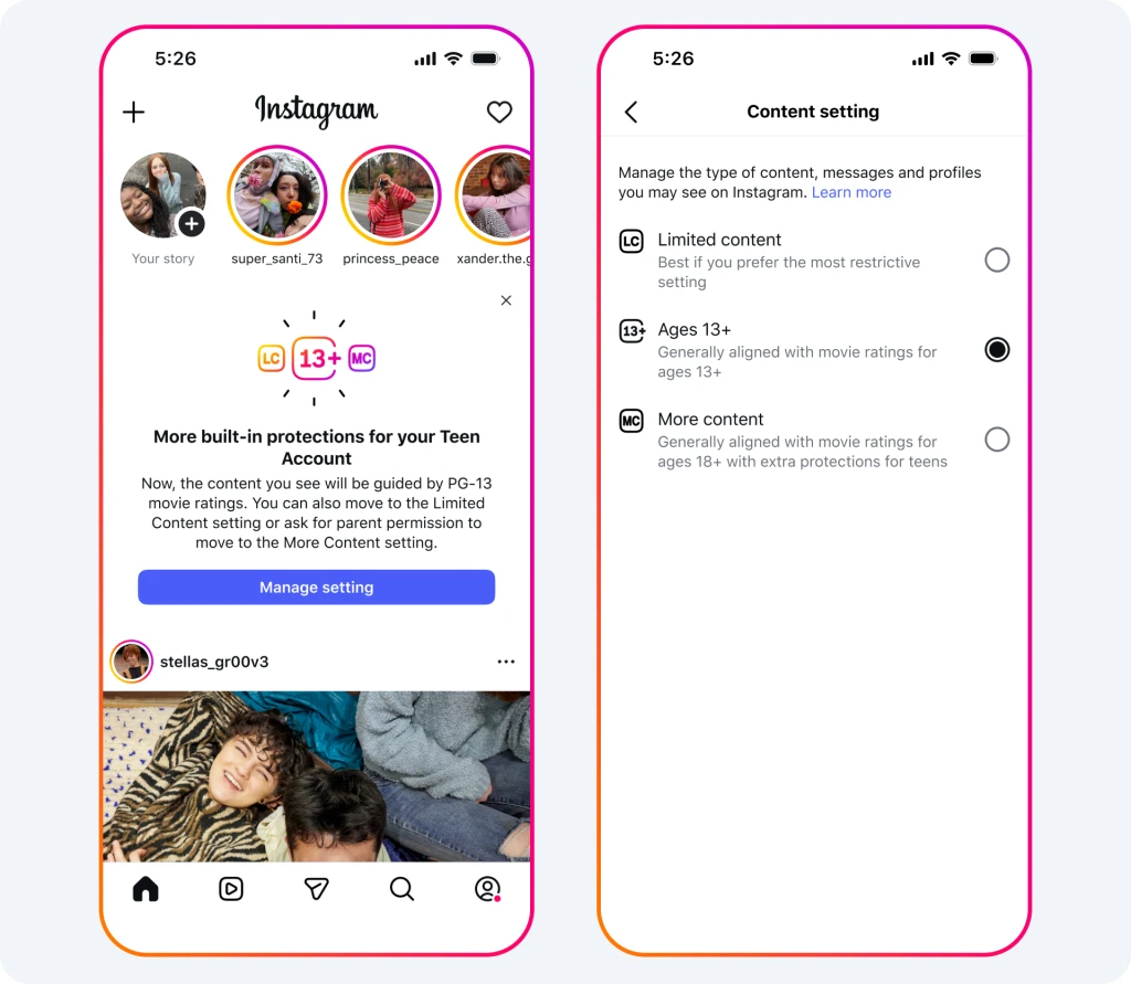 Instagram terapkan penilaian konten PG-13 untuk akun remaja