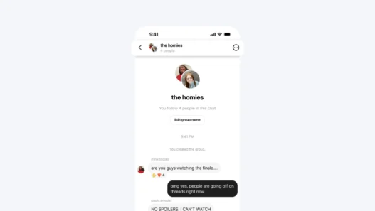 Threads kini mempunyai fitur obrolan grup