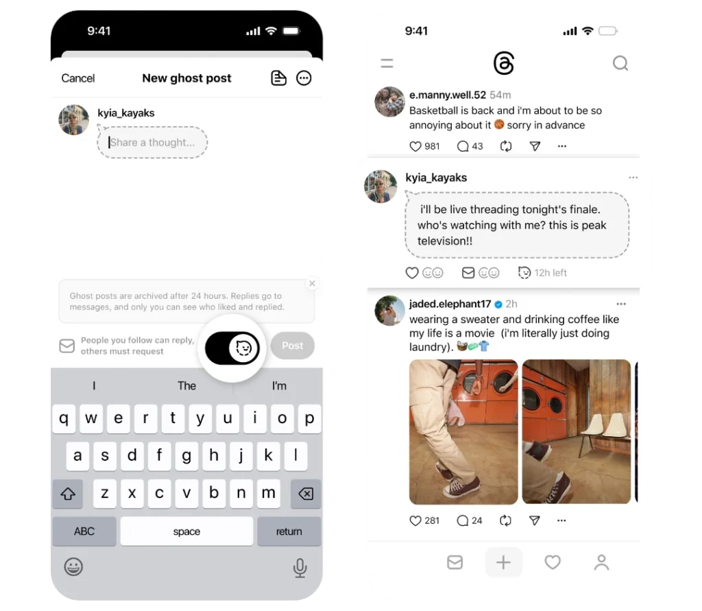 Threads luncurkan fitur unggahan menghilang dalam sehari