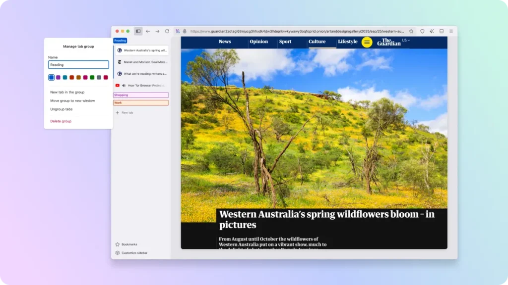 Tor Project resmi meluncurkan peramban Tor Browser 15.0