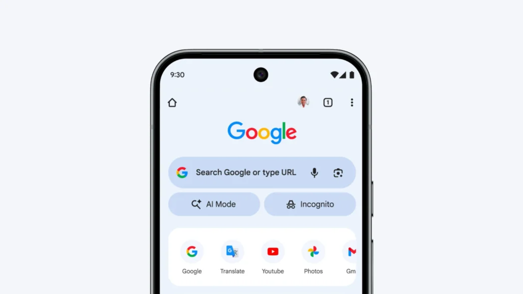 Google Chrome untuk iOS dan Android hadirkan tombol pintas AI Mode