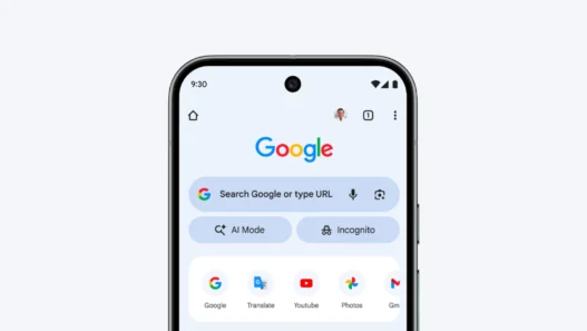 Google Chrome untuk iOS dan Android hadirkan tombol pintas AI Mode