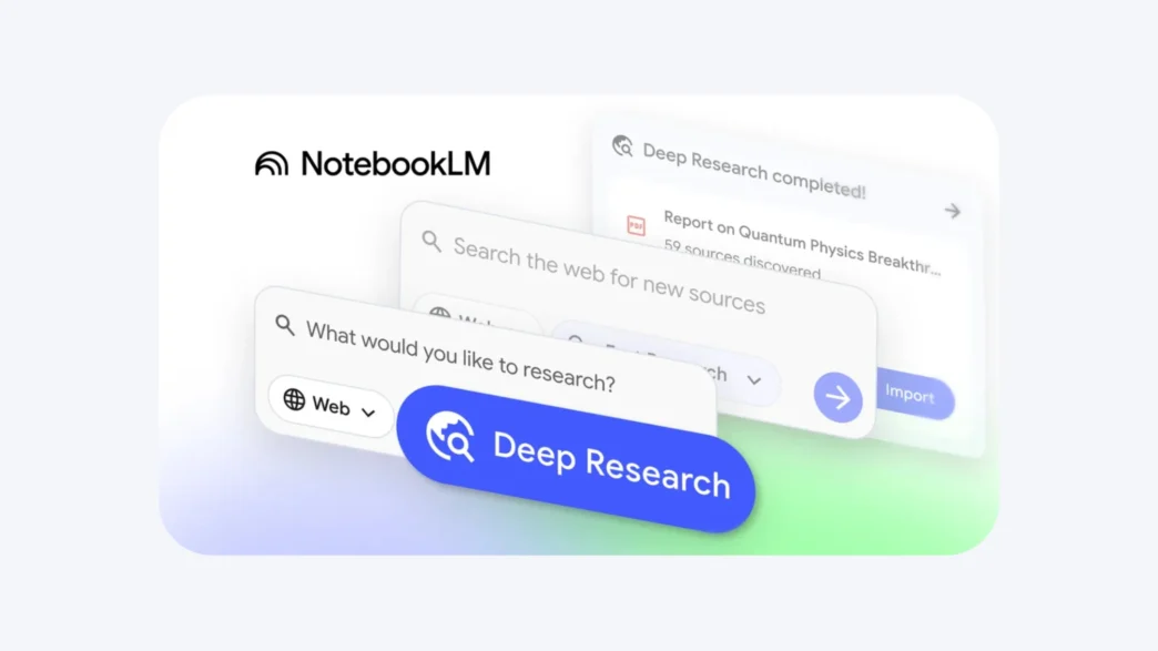 Google perbarui NotebookLM dengan dukungan Deep Research