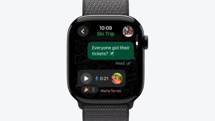 WhatsApp kini tersedia untuk perangkat Apple Watch
